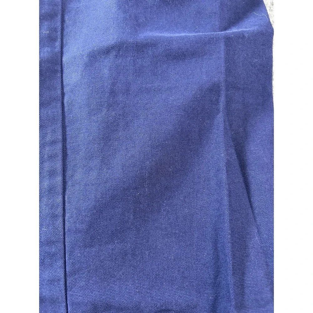 Peter Millar Crown Vintage Canvas Pants Men 38x33 Blue‎ 5-Pocket Stretch MF18B86